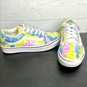 Vans Women's Old Skool ComfyCush Tie-Dyed Unisex‎ Size Women's 7.5 Men's 6